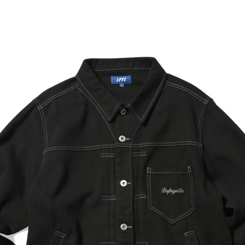 Cotton Twill Trucker Jacket Gジャン ワーク ジャケット