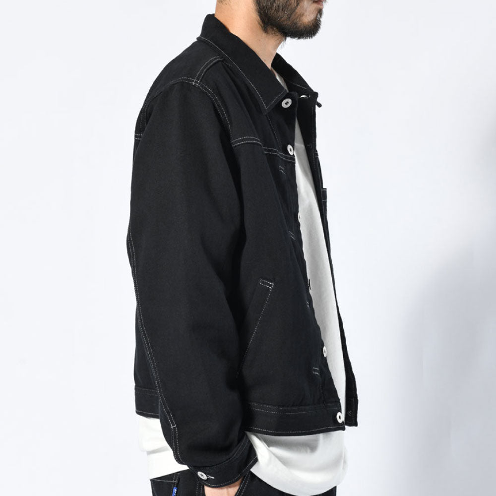 Cotton Twill Trucker Jacket Gジャン ワーク ジャケット