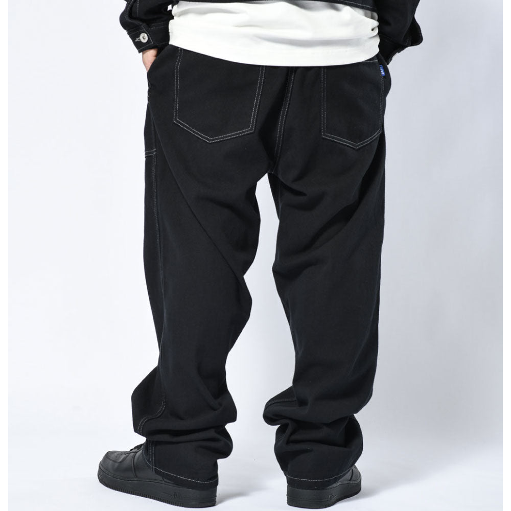 Cotton Twill Baker Pants ストレート ベイカー パンツ