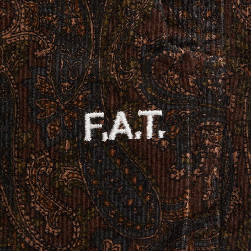 BAGGYSLEY Paisley Corduroy Pants ペイズリー コーデュロイ ワイド テーパード パンツ