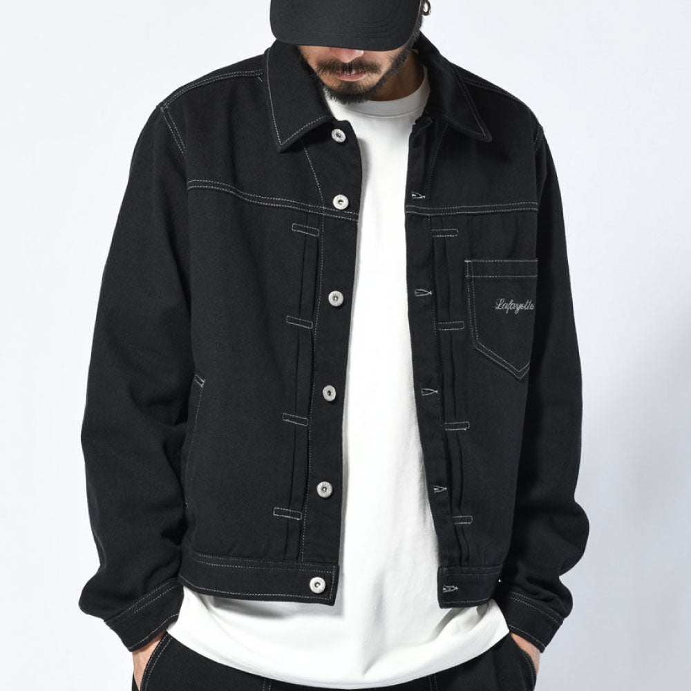 Cotton Twill Trucker Jacket Gジャン ワーク ジャケット