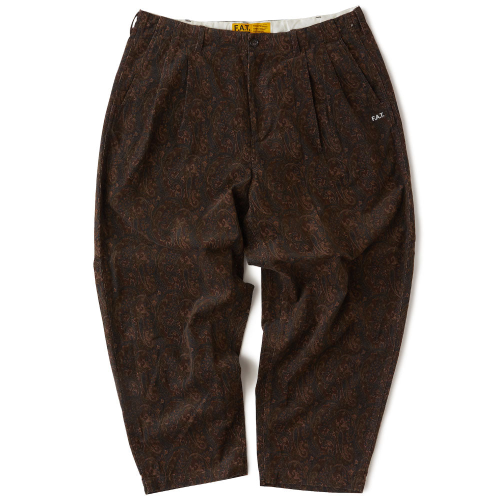 BAGGYSLEY Paisley Corduroy Pants ペイズリー コーデュロイ ワイド テーパード パンツ