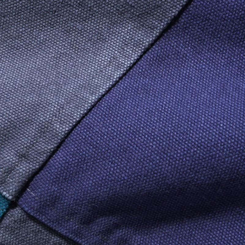 Washed Canvas Patchwork Jacket Navy ウォッシュ キャンバス パッチワーク ジャケット