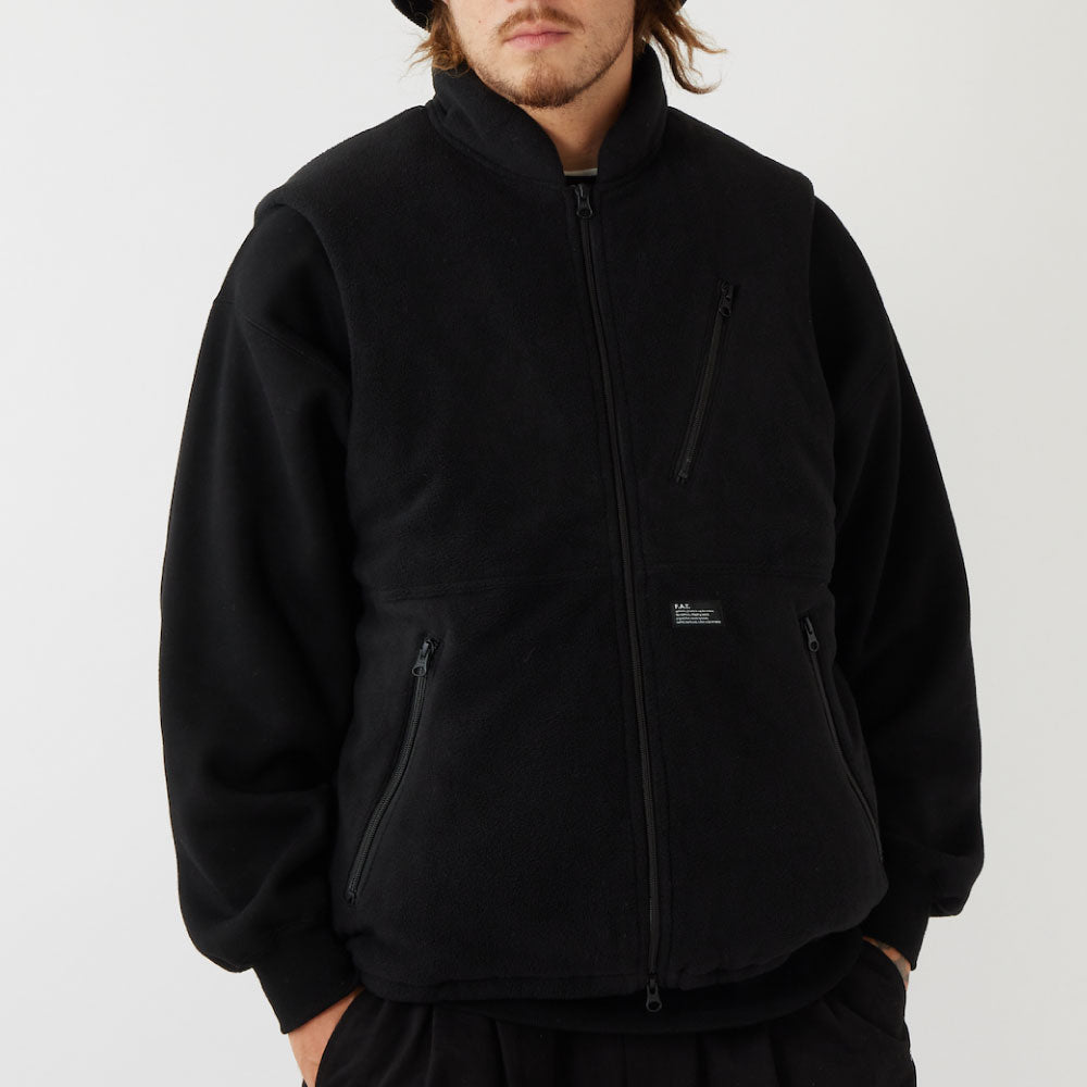 MICROLINER Micro Fleece Zip Vest マイクロ フリース ジップ ベスト