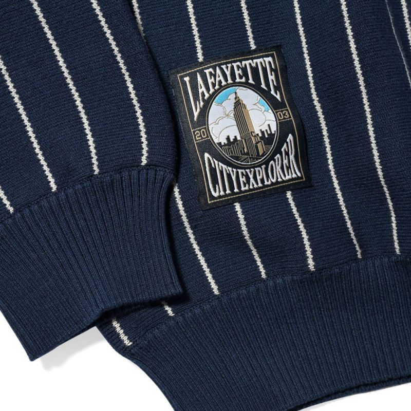 Pinstripe Cotton Sweater ピンストライプ コットン セーター ニット