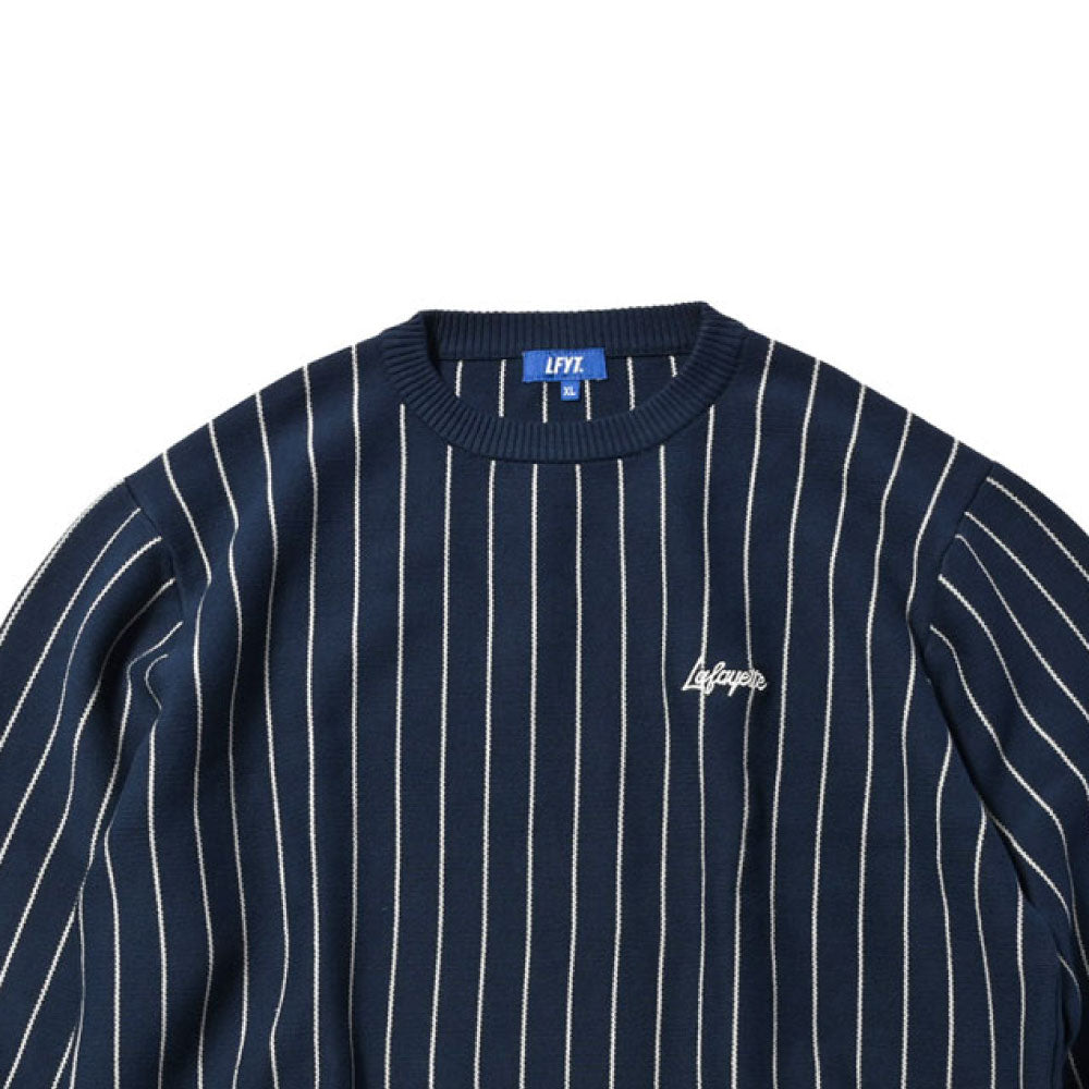Pinstripe Cotton Sweater ピンストライプ コットン セーター ニット