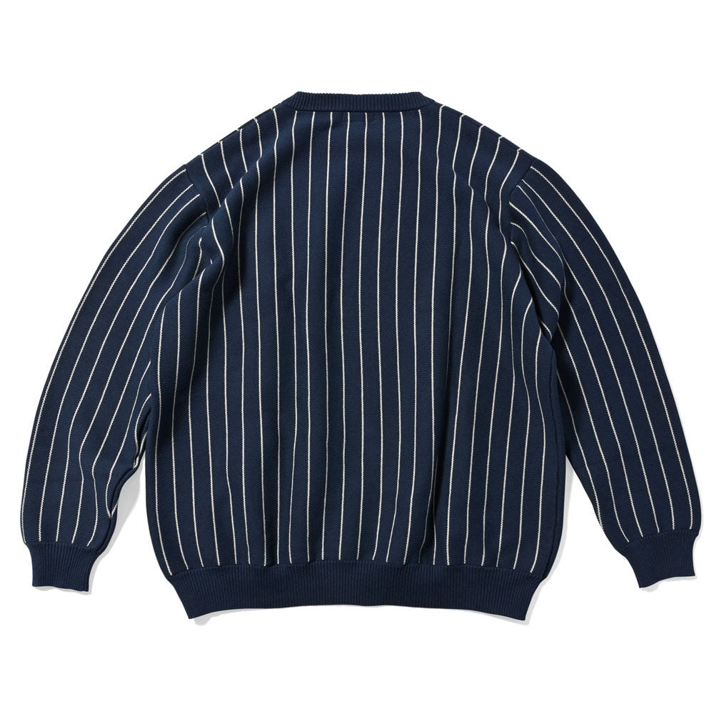 Pinstripe Cotton Sweater ピンストライプ コットン セーター ニット