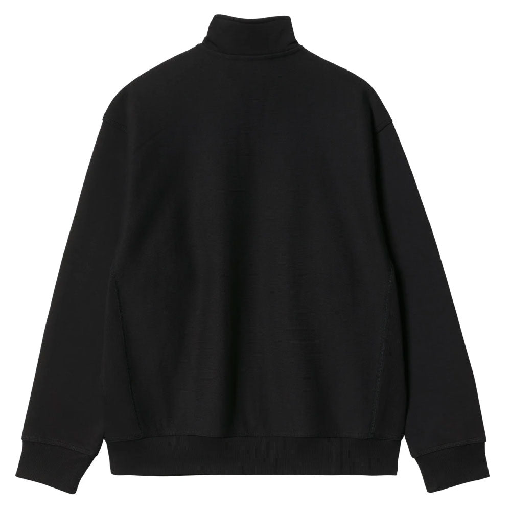 Half Zip American Script Sweatshirt Black ハーフ ジップ アメリカン スクリプト スウェット シャツ