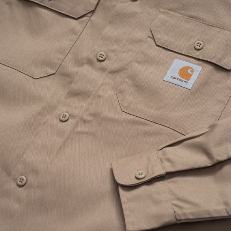 Master L/S Shirt Leather マスター 長袖 ワーク シャツ