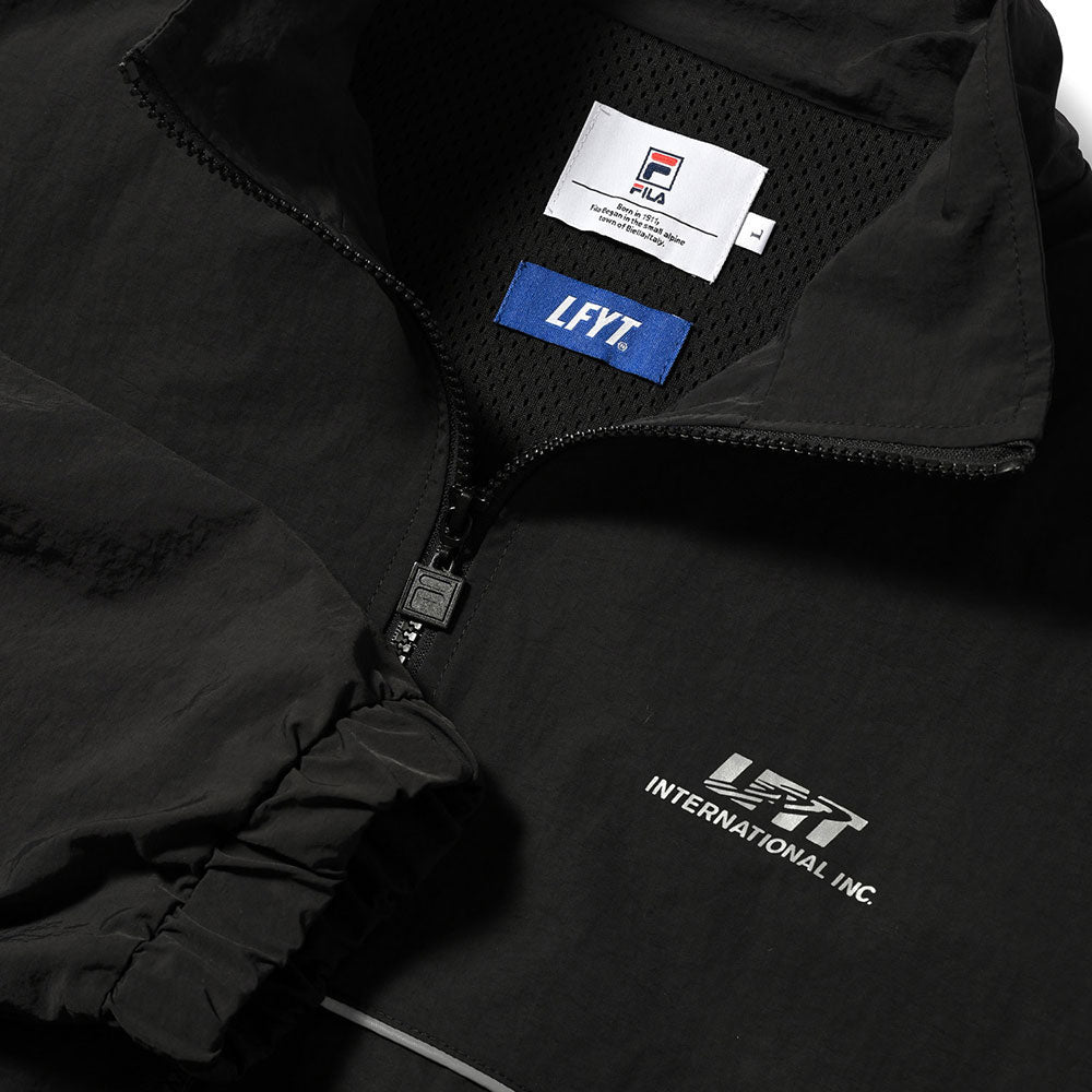 × FILA Track Jacket ナイロン リフレクター パイピング トラック ジャケット