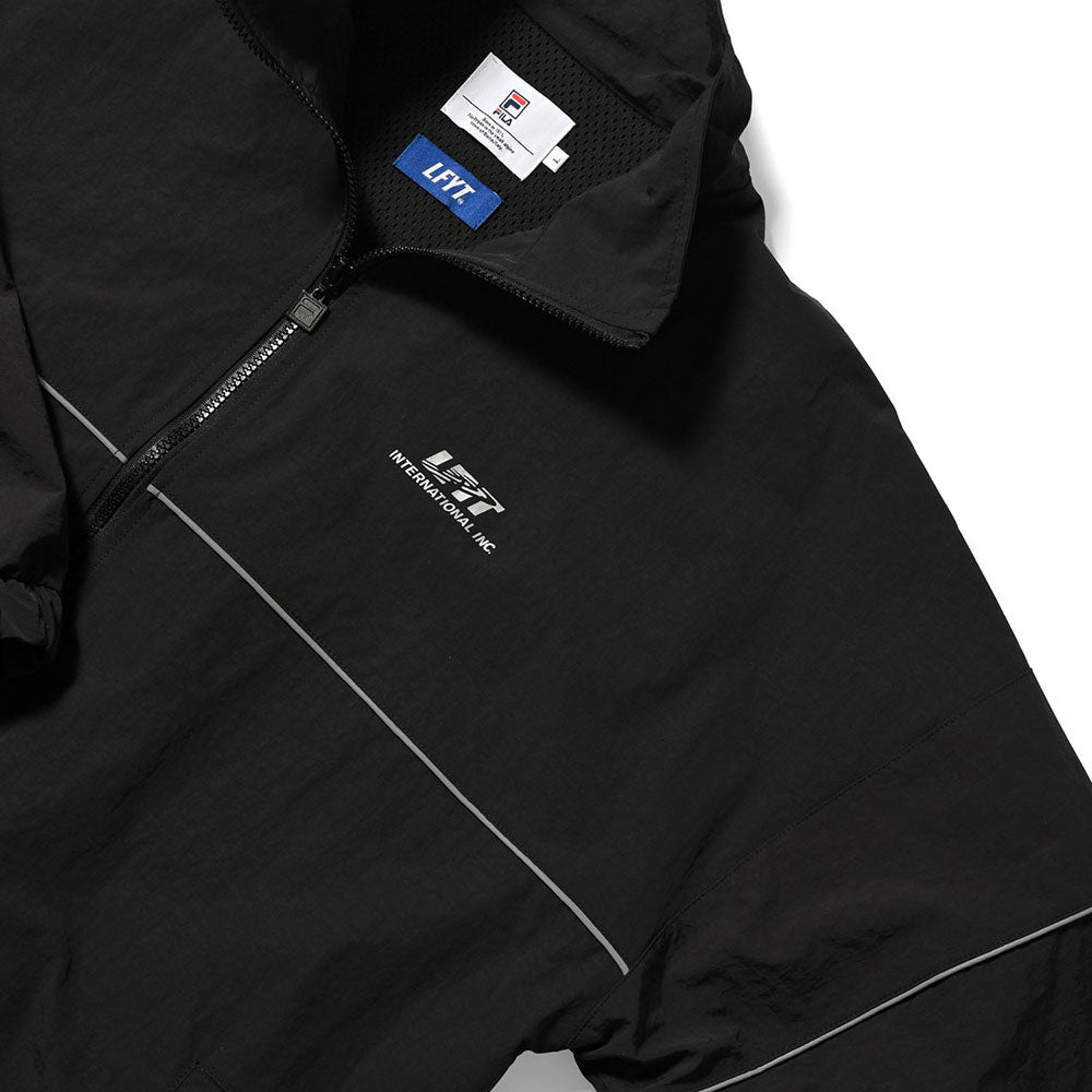 × FILA Track Jacket ナイロン リフレクター パイピング トラック ジャケット