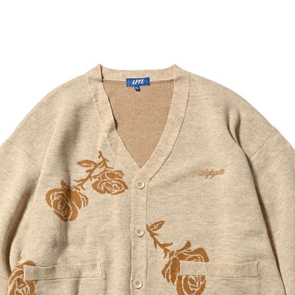 Rose Knit Cardigan ローズ ニット カーディガン