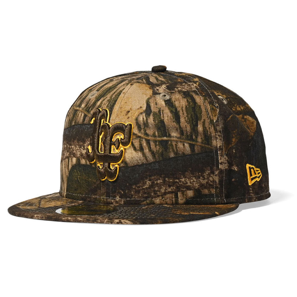 × New Era LF Logo 59Fifty 20th Anniversary Cap "Real Tree" ニューエラ ロゴ キャップ 帽子