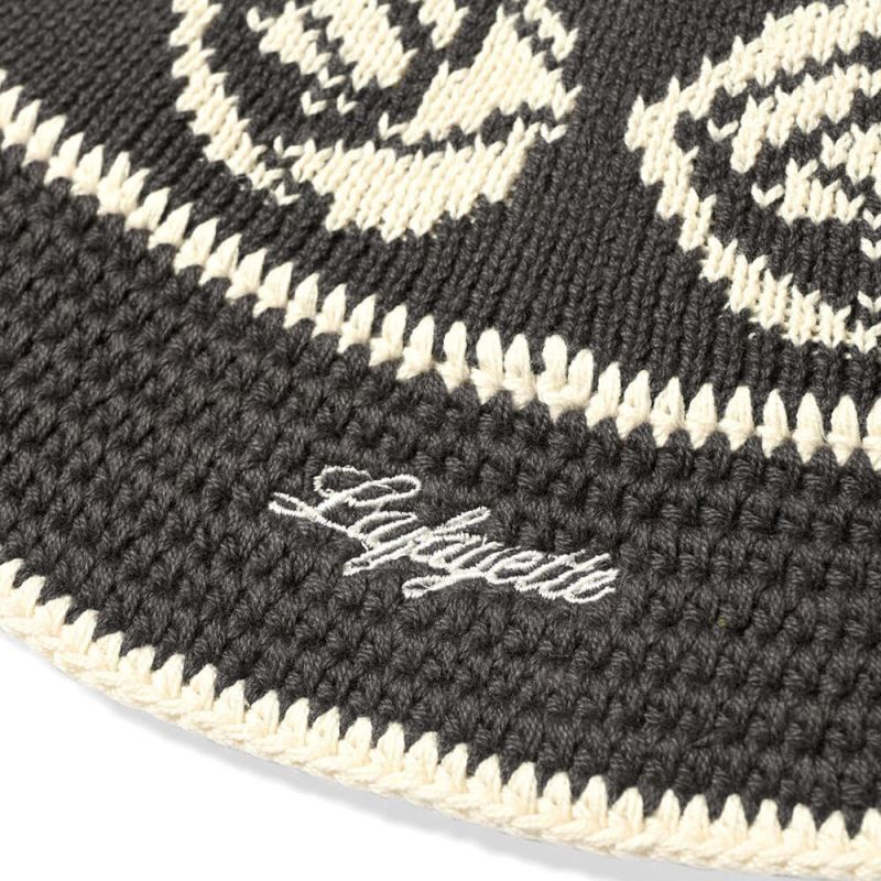 Rose Knit Bucket Hat クロシェ ニット バケット ハット 帽子