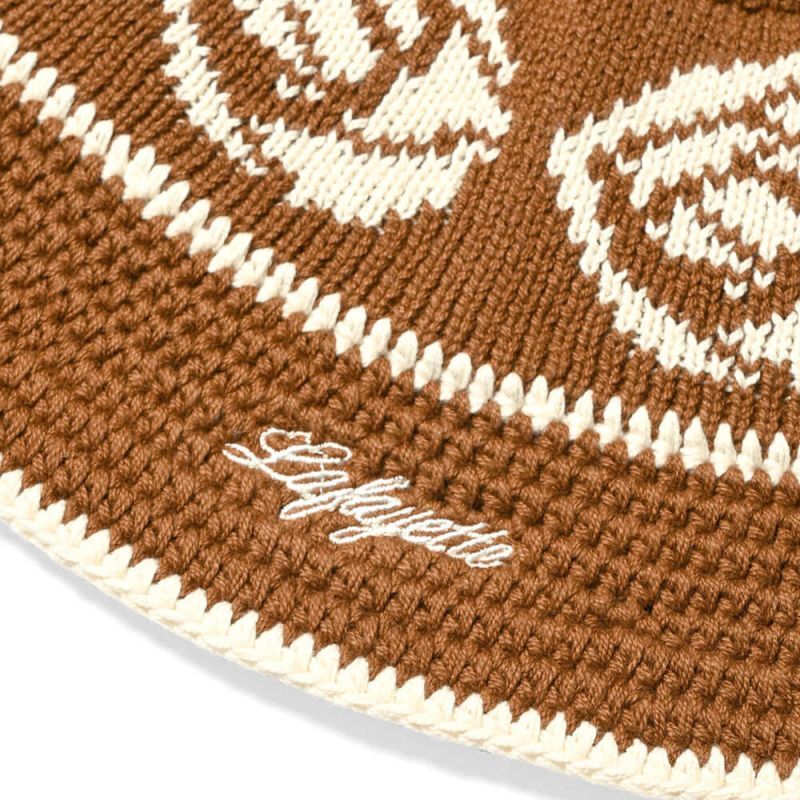 Rose Knit Bucket Hat クロシェ ニット バケット ハット 帽子