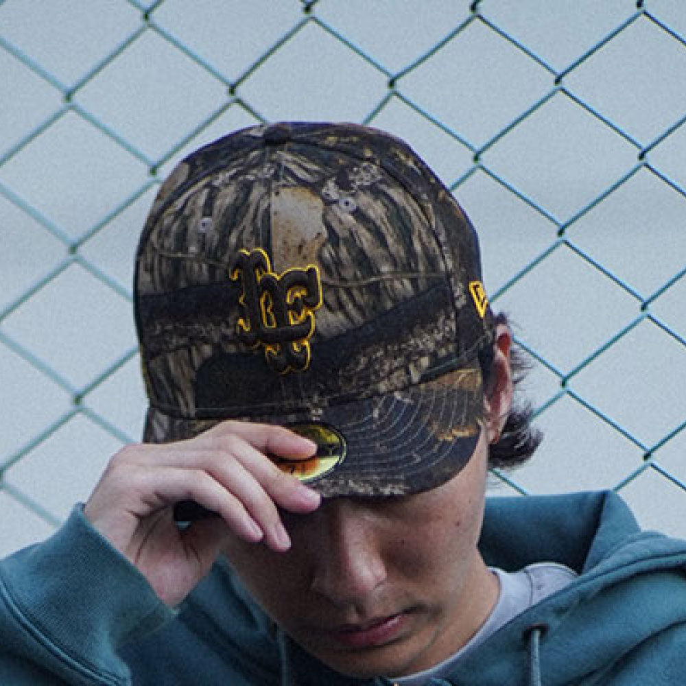 × New Era LF Logo 59Fifty 20th Anniversary Cap "Real Tree" ニューエラ ロゴ キャップ 帽子