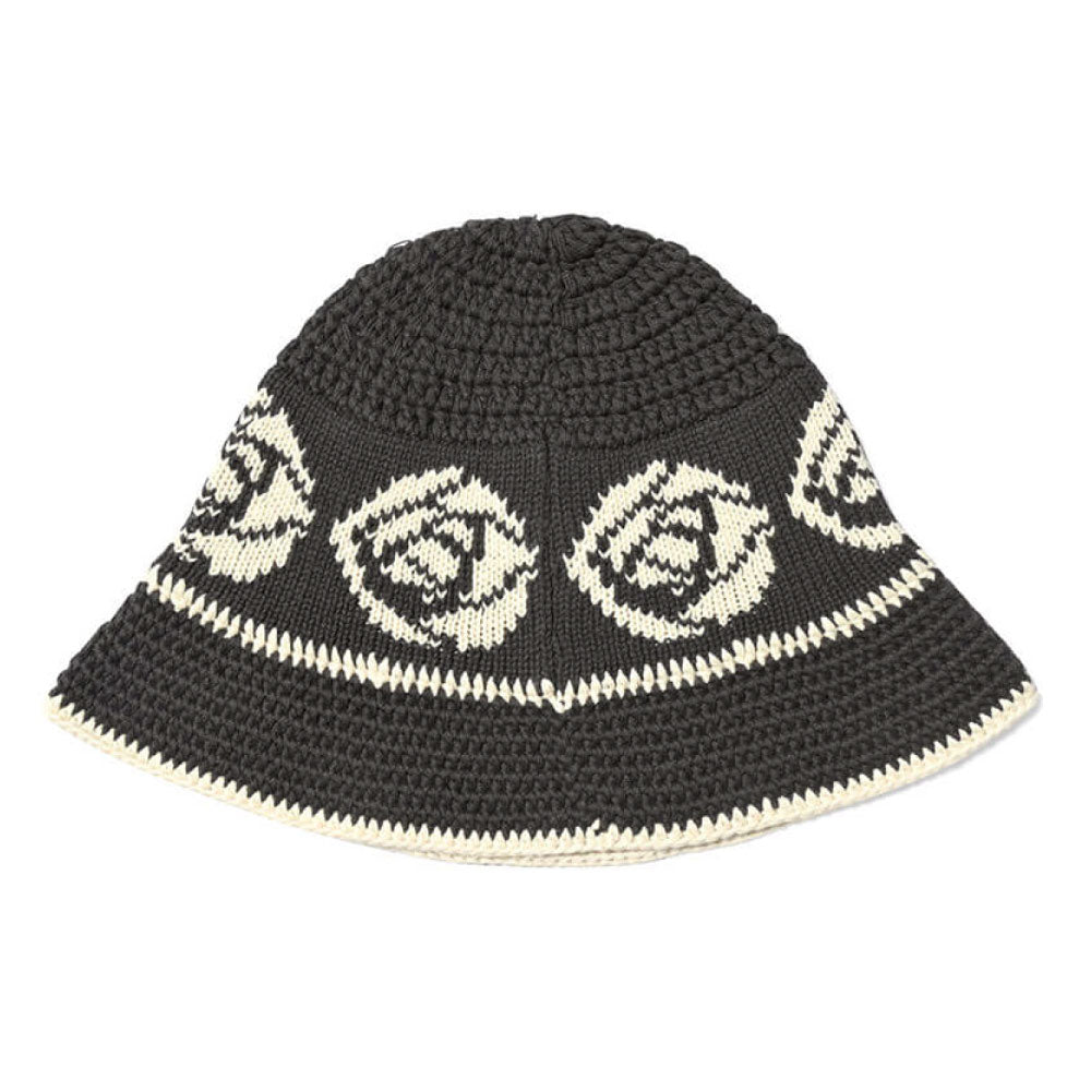Rose Knit Bucket Hat クロシェ ニット バケット ハット 帽子