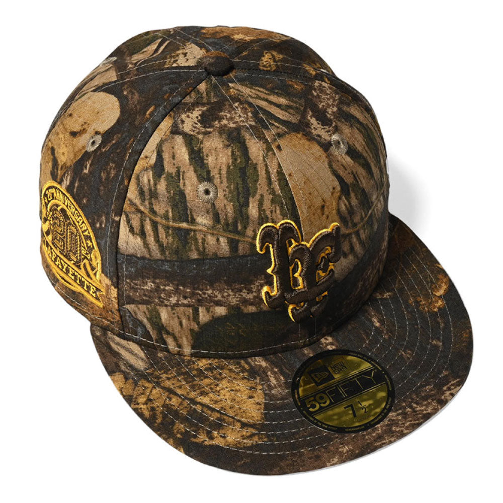× New Era LF Logo 59Fifty 20th Anniversary Cap "Real Tree" ニューエラ ロゴ キャップ 帽子