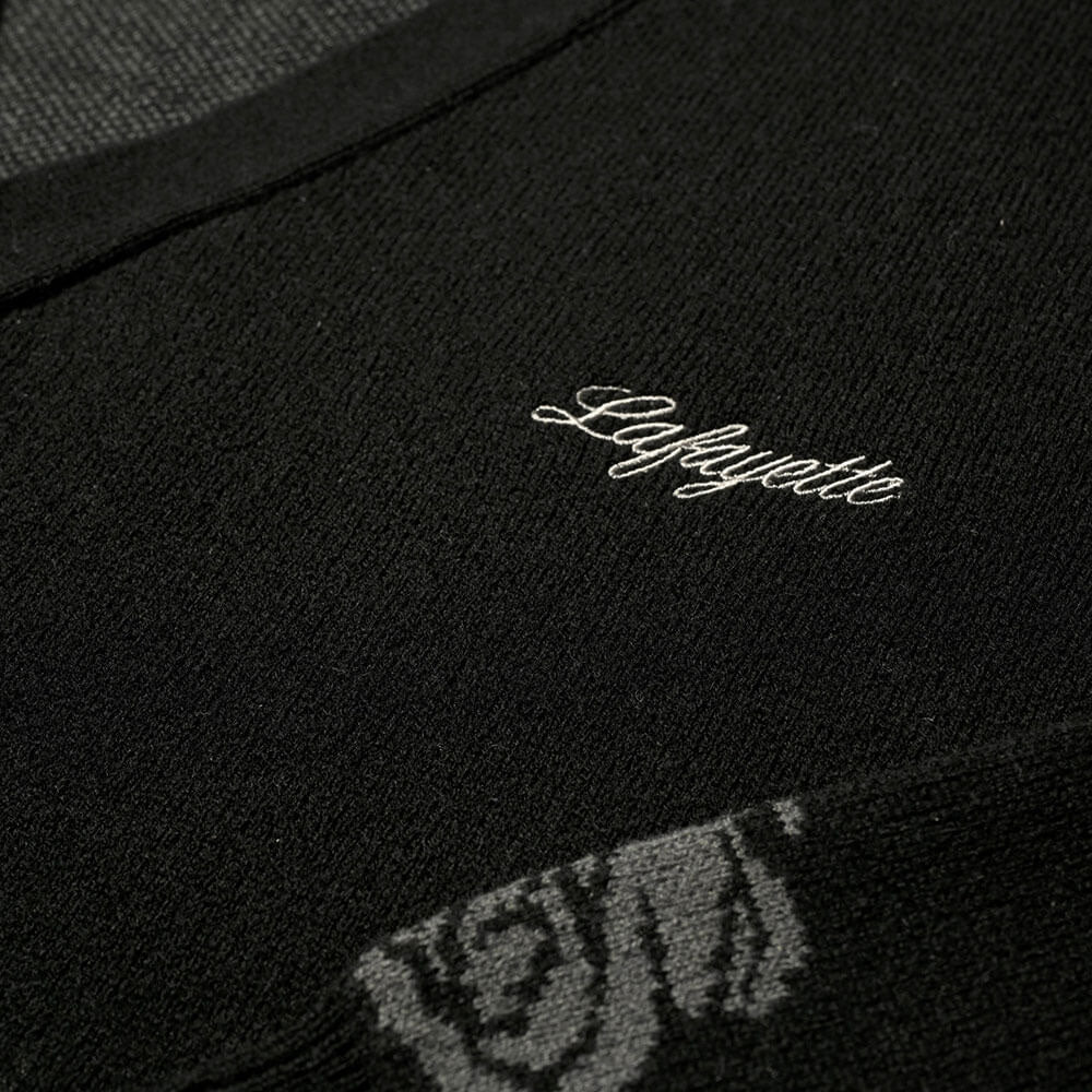 Rose Knit Cardigan BLK ローズ ニット カーディガン