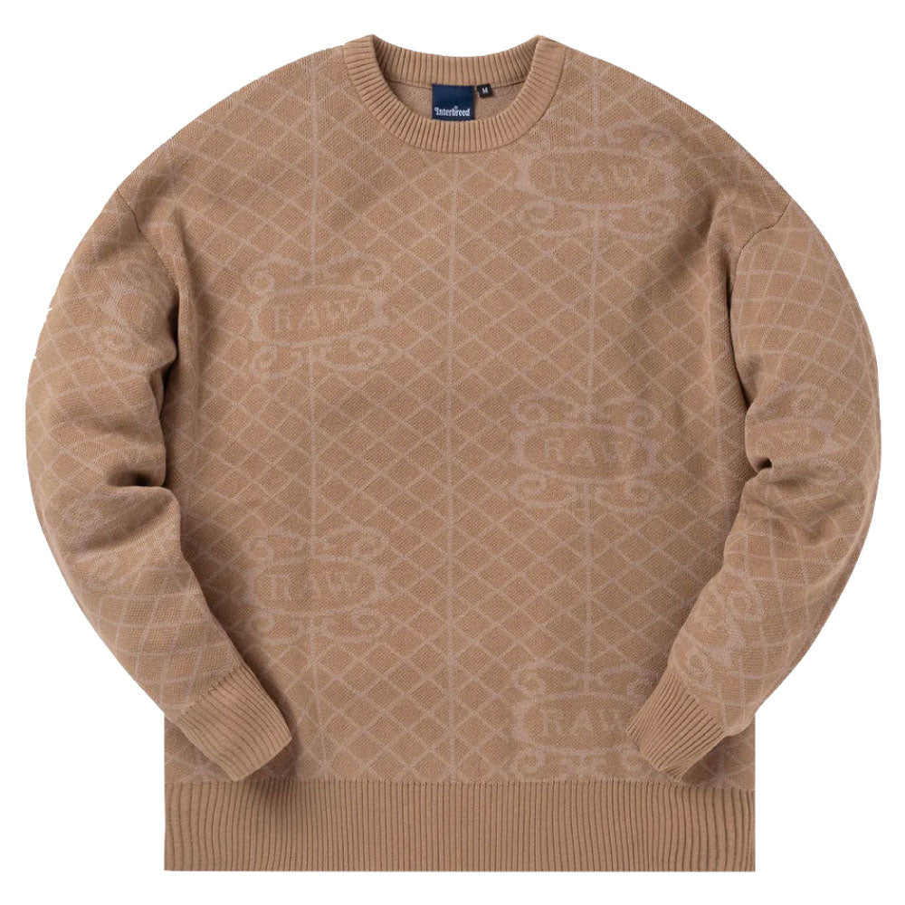 x Raw Rolled Up Knit クルーネック ニット セーター