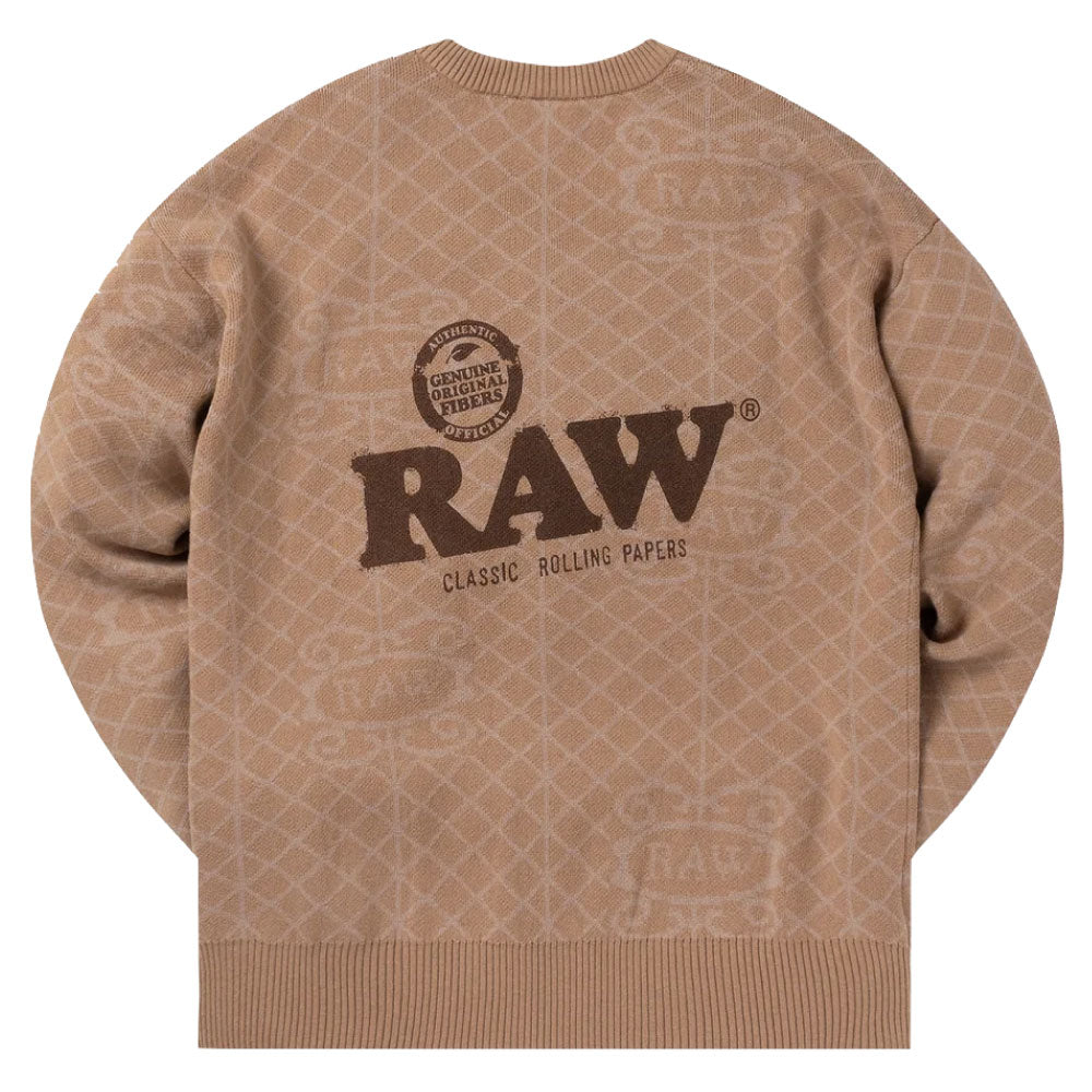 x Raw Rolled Up Knit クルーネック ニット セーター