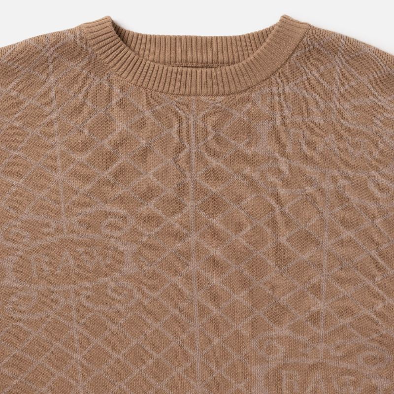 x Raw Rolled Up Knit クルーネック ニット セーター