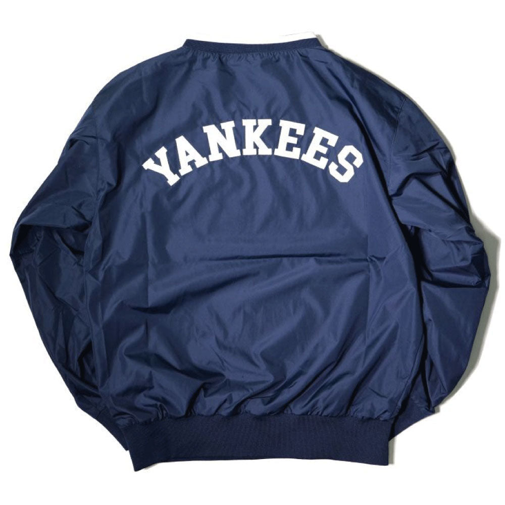 X New York Yankees Pullover Nylon Jacket ニューヨーク ヤンキース ナイロン プルオーバー ジャケット MLB 公式 Official