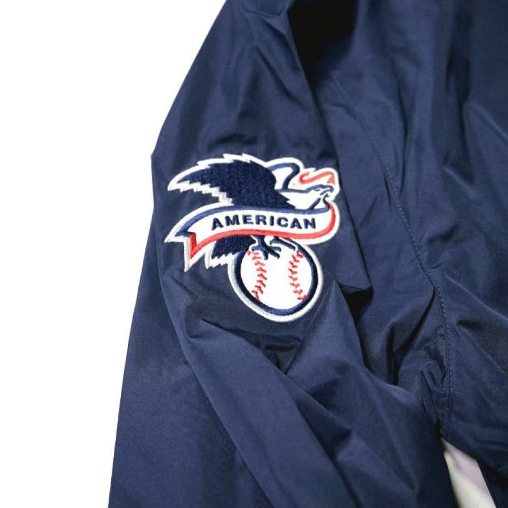 X New York Yankees Pullover Nylon Jacket ニューヨーク ヤンキース ナイロン プルオーバー ジャケット MLB 公式 Official