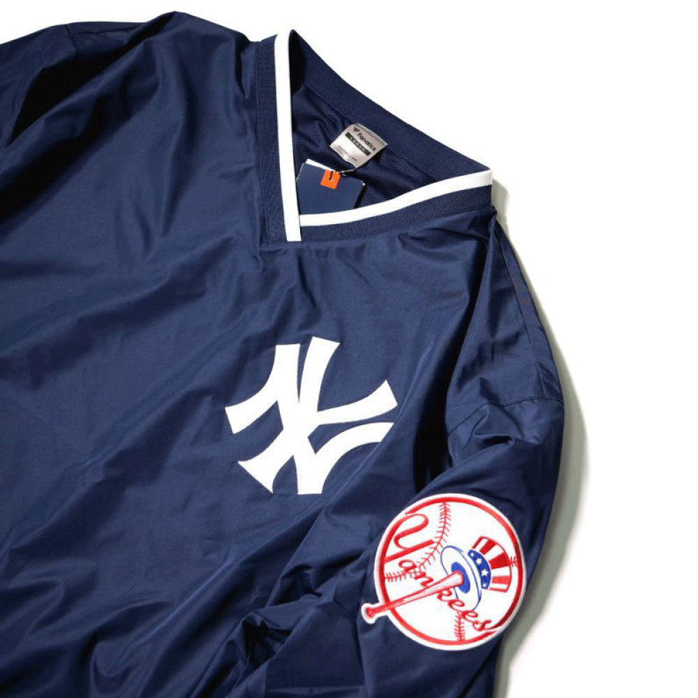 X New York Yankees Pullover Nylon Jacket ニューヨーク ヤンキース ナイロン プルオーバー ジャケット MLB 公式 Official