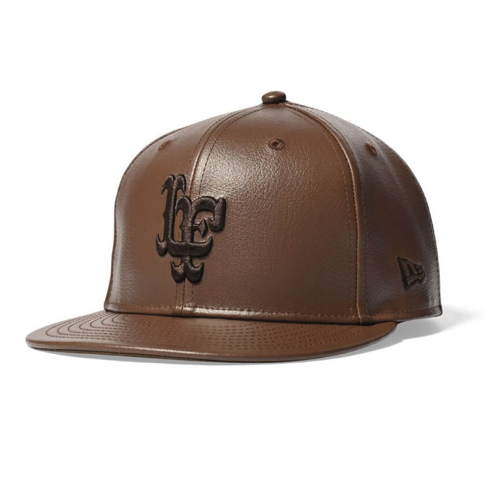 × New Era LF Logo 59Fifty 20th Anniversary Cap "Leather" ニューエラ ロゴ キャップ 帽子