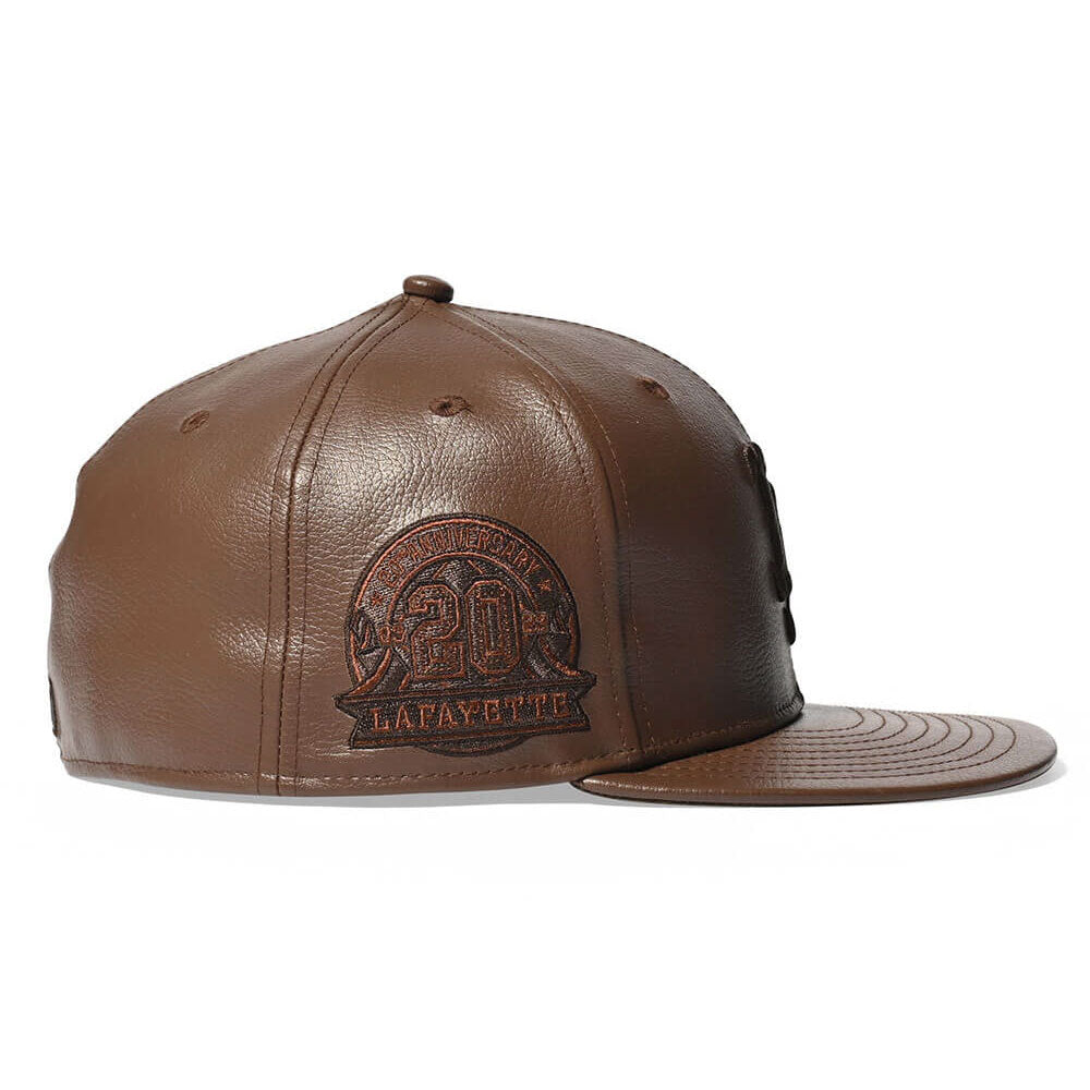 × New Era LF Logo 59Fifty 20th Anniversary Cap "Leather" ニューエラ ロゴ キャップ 帽子