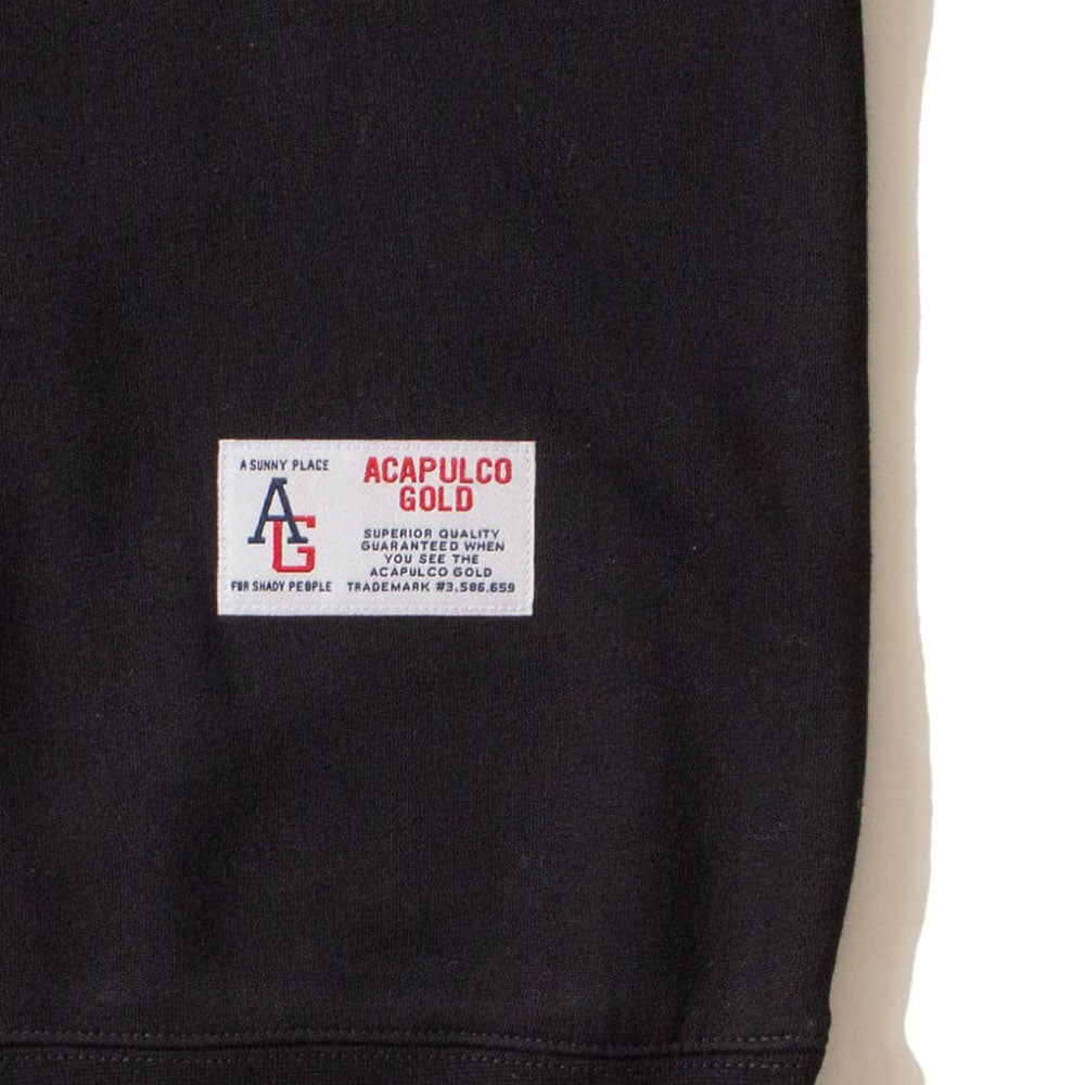 LO Half Zip Sweatshirts BLK ハーフジップ スウェット