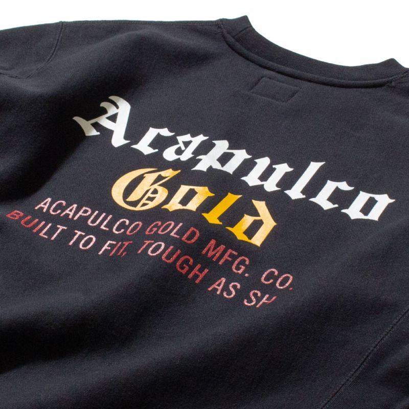 Brooknam Crewneck Sweatshirt BLK ブルックナム クルーネック スウェット