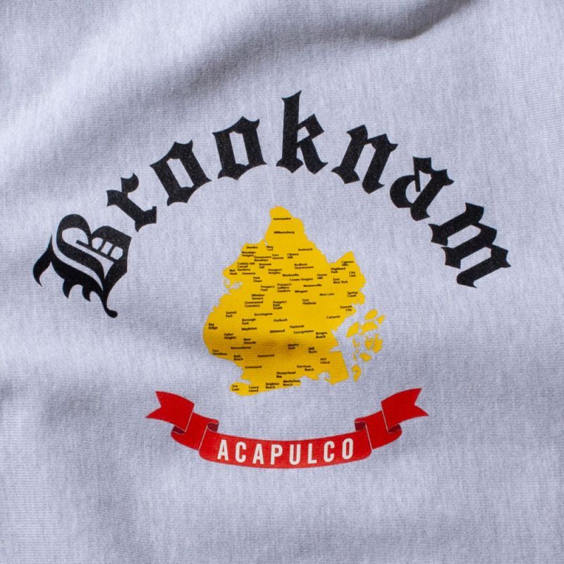 Brooknam Crewneck Sweatshirt GRY ブルックナム クルーネック スウェット
