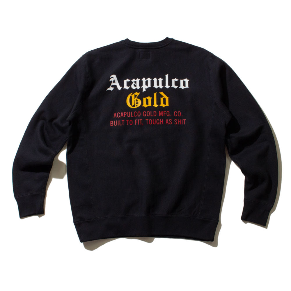 Brooknam Crewneck Sweatshirt BLK ブルックナム クルーネック スウェット
