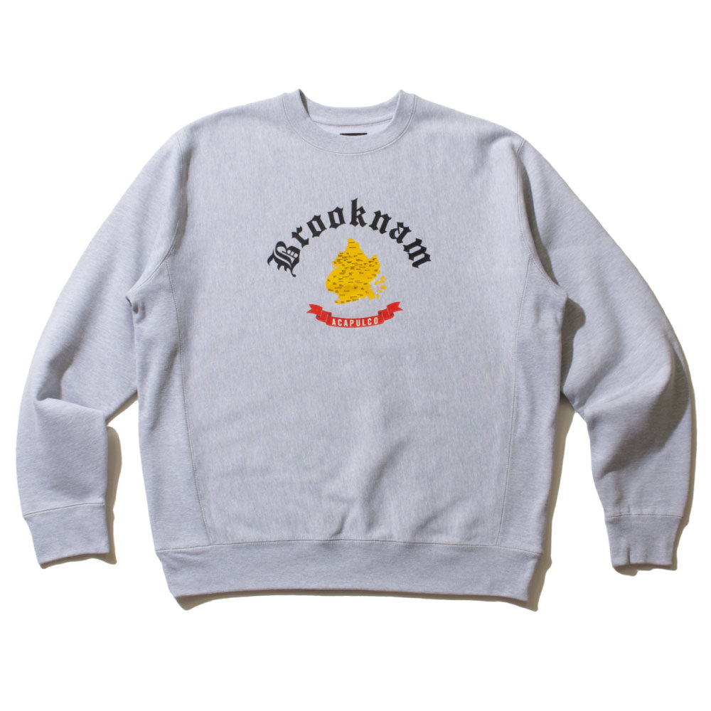 Brooknam Crewneck Sweatshirt GRY ブルックナム クルーネック スウェット