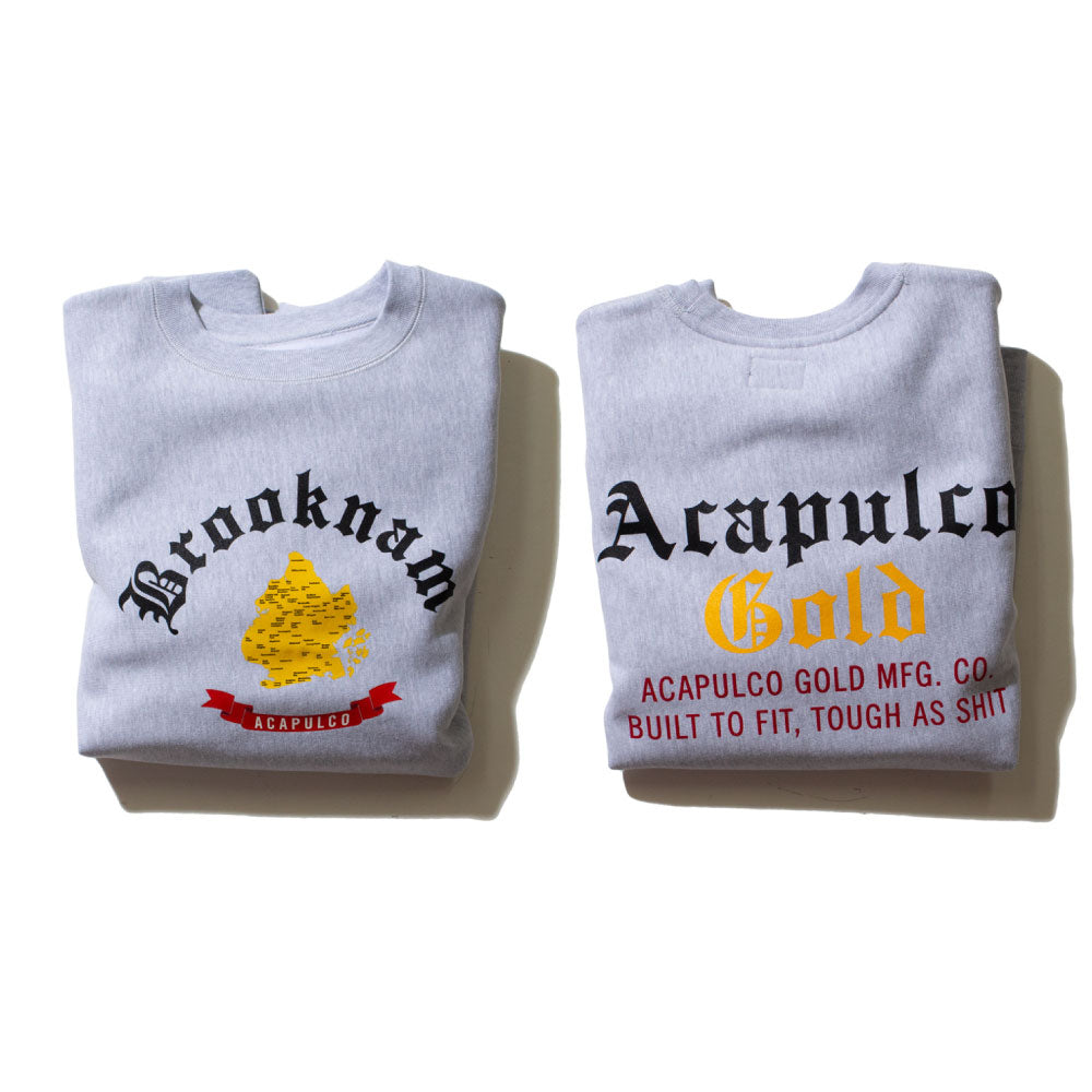 Brooknam Crewneck Sweatshirt GRY ブルックナム クルーネック スウェット