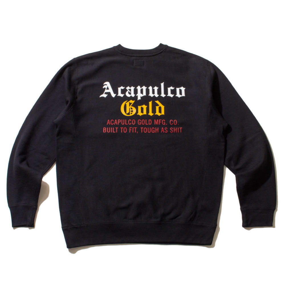 Brooknam Crewneck Sweatshirt BLK ブルックナム クルーネック スウェット