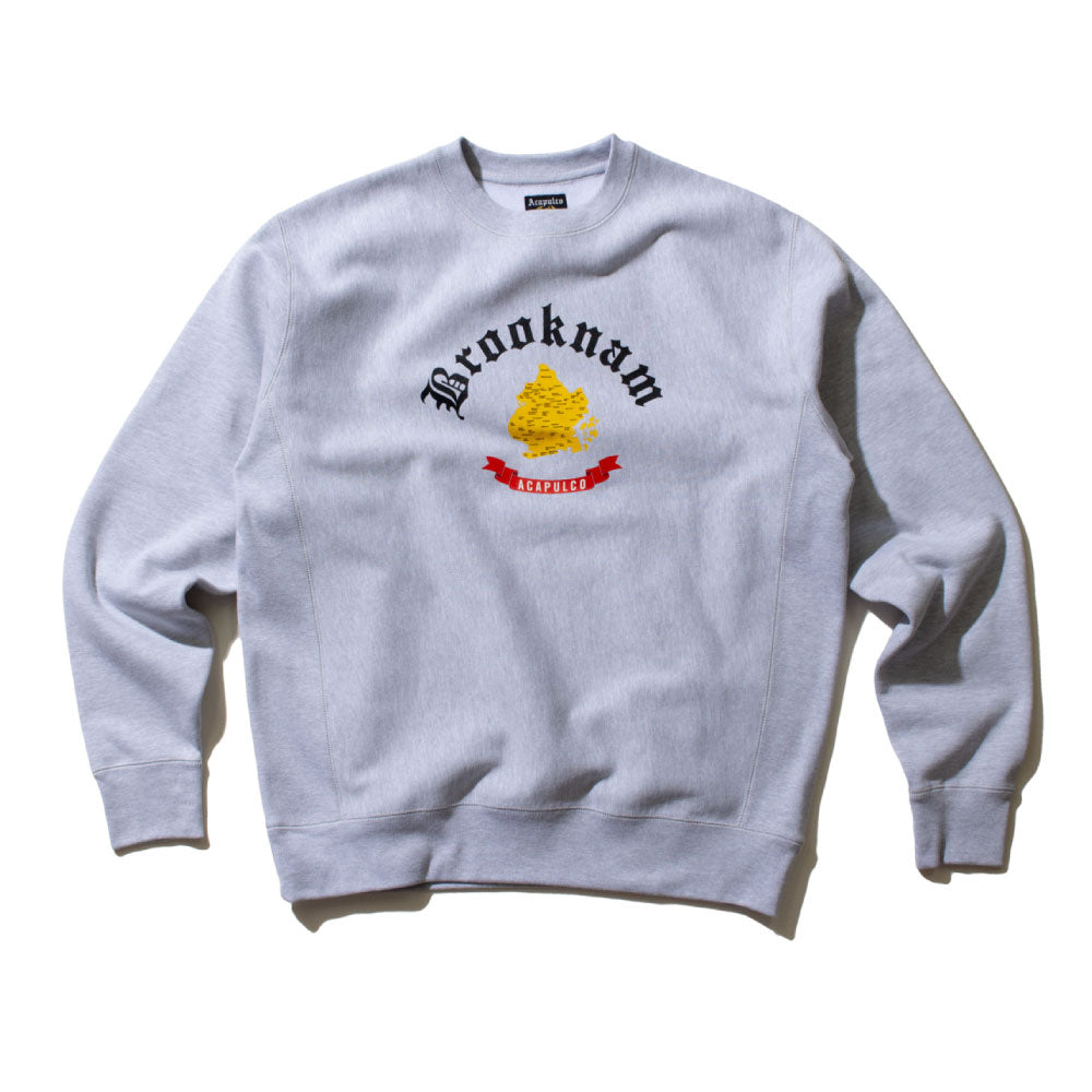 Brooknam Crewneck Sweatshirt GRY ブルックナム クルーネック スウェット