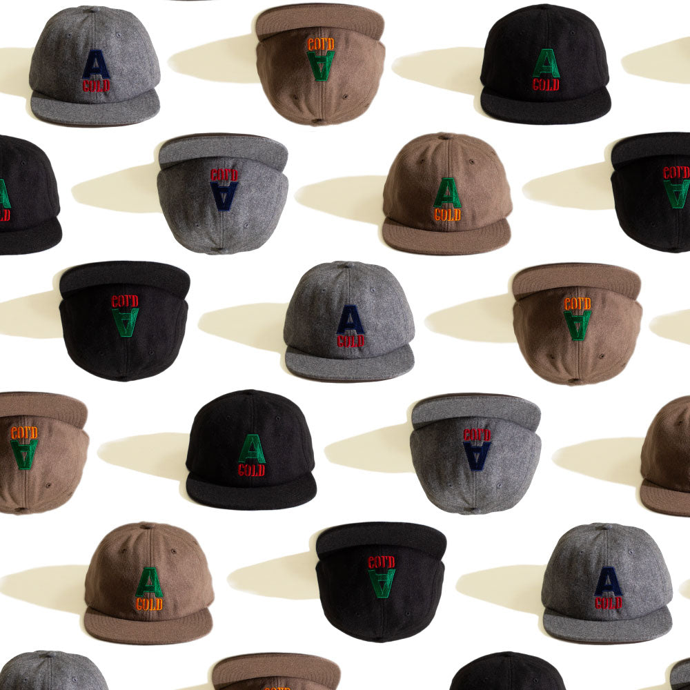 Wool Logo 6-Panel Cap ウール ロゴ パネル キャップ 帽子