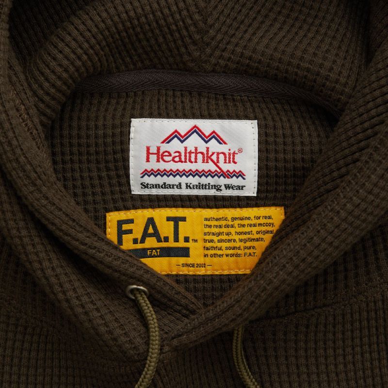 × Healthknit Healthermal Super Heavy Waffle Hoodie コラボ ワッフル パーカー