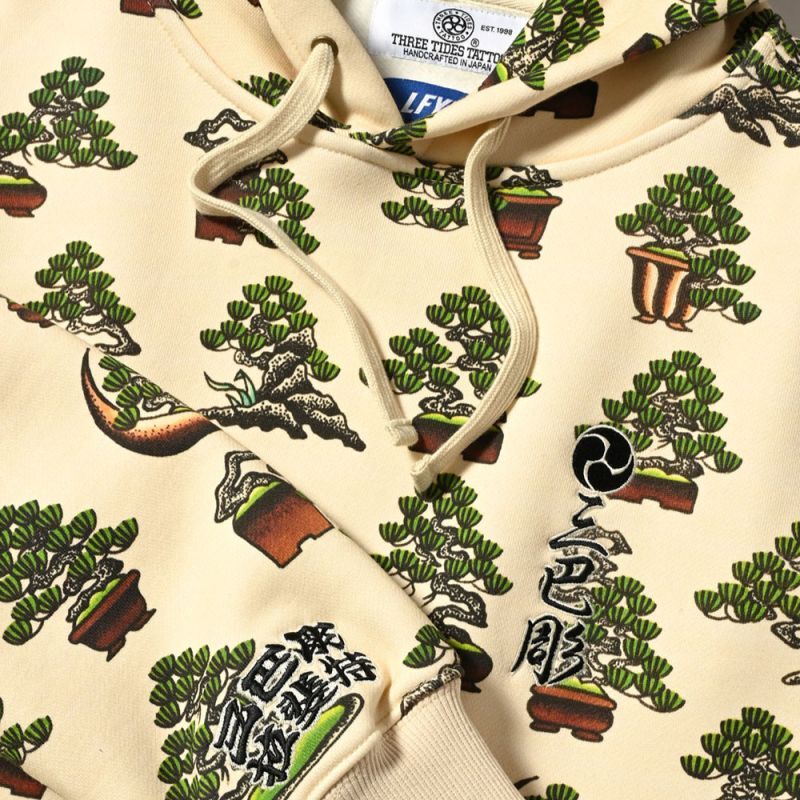 × Three Tides Tattoo Bonsai Hoodie スリータイズ タトゥー プルオーバー スウェット パーカー