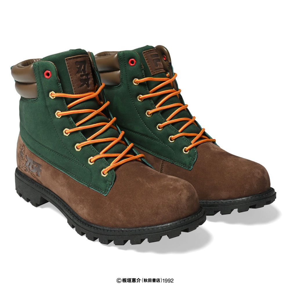 × Grappler Baki Watersedge WP FS Brown Green フィラ グラップラー刃牙 ブーツ