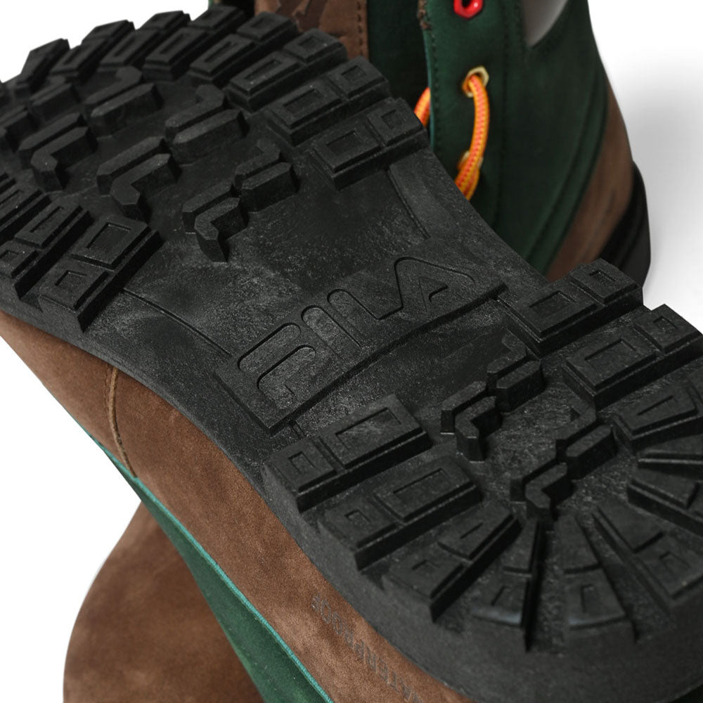 × Grappler Baki Watersedge WP FS Brown Green フィラ グラップラー刃牙 ブーツ