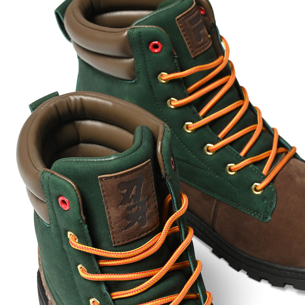 × Grappler Baki Watersedge WP FS Brown Green フィラ グラップラー刃牙 ブーツ