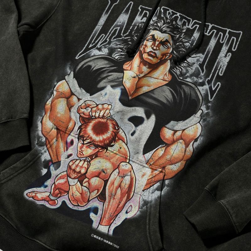 × Grappler Baki Yujiro Sweat Hoodie グラップラー刃牙 プルオーバー パーカー