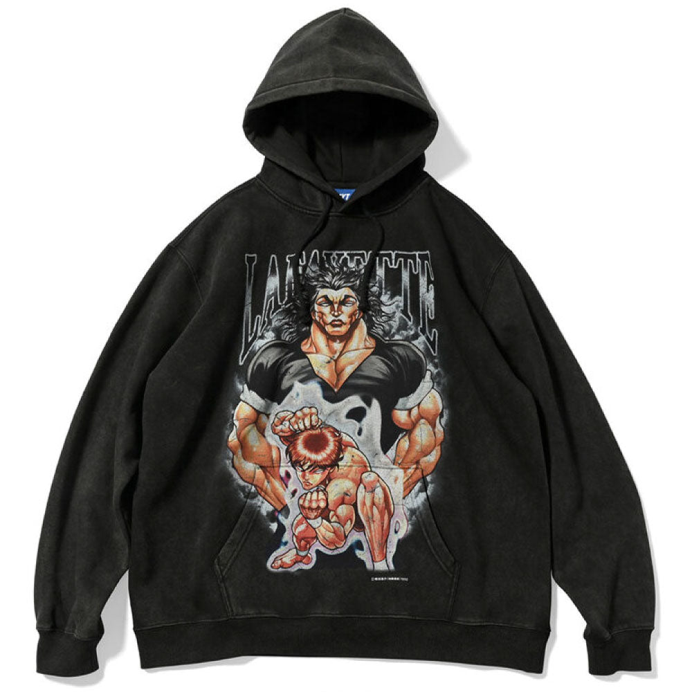 × Grappler Baki Yujiro Sweat Hoodie グラップラー刃牙 プルオーバー パーカー