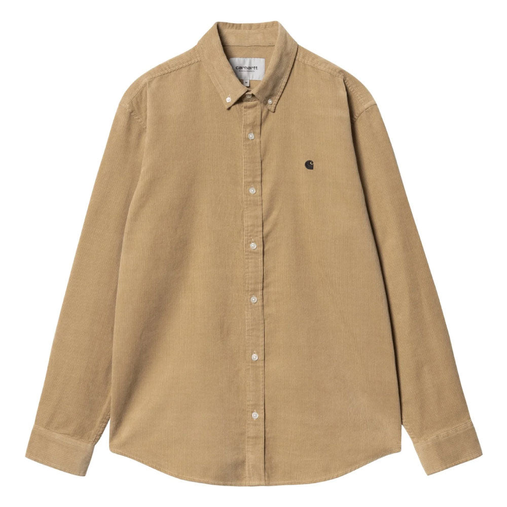 Madison Fine Cord L/S Shirt Sable Beg マディソン コーデュロイ 長袖 ワーク シャツ