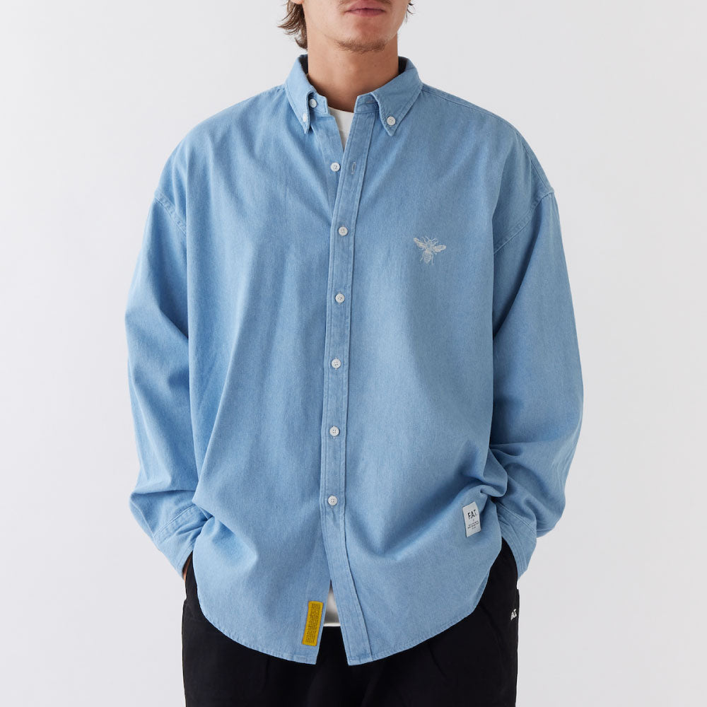 B.D.Dee L/S Denim Shirt デニム BIG シルエット 長袖 シャツ