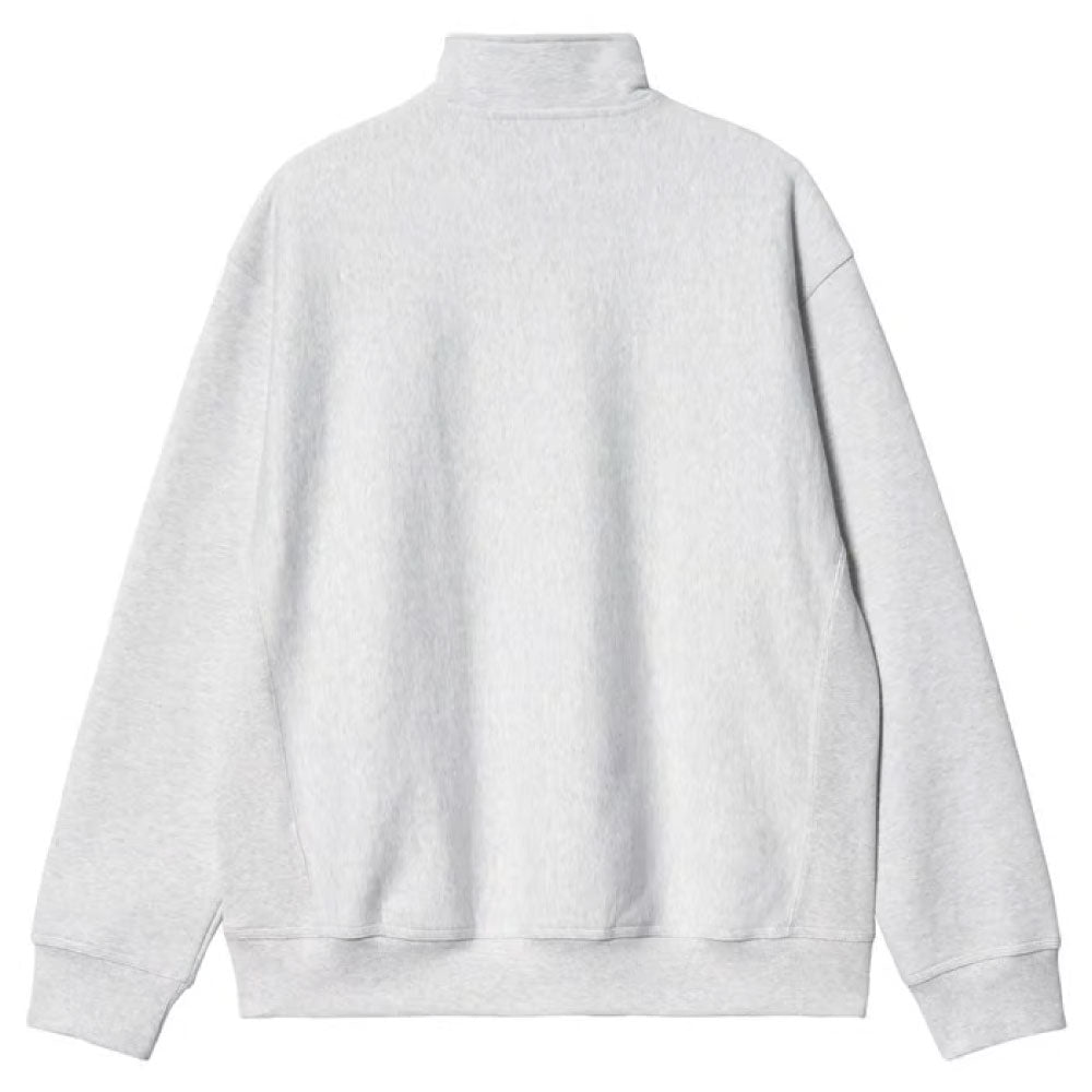 Half Zip American Script Sweatshirt Ash Heather ハーフ ジップ アメリカン スクリプト スウェット シャツ